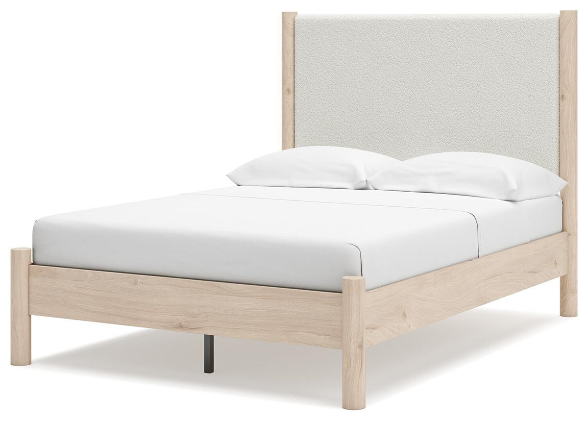 Cadmori Queen Upholstered Panel Bed