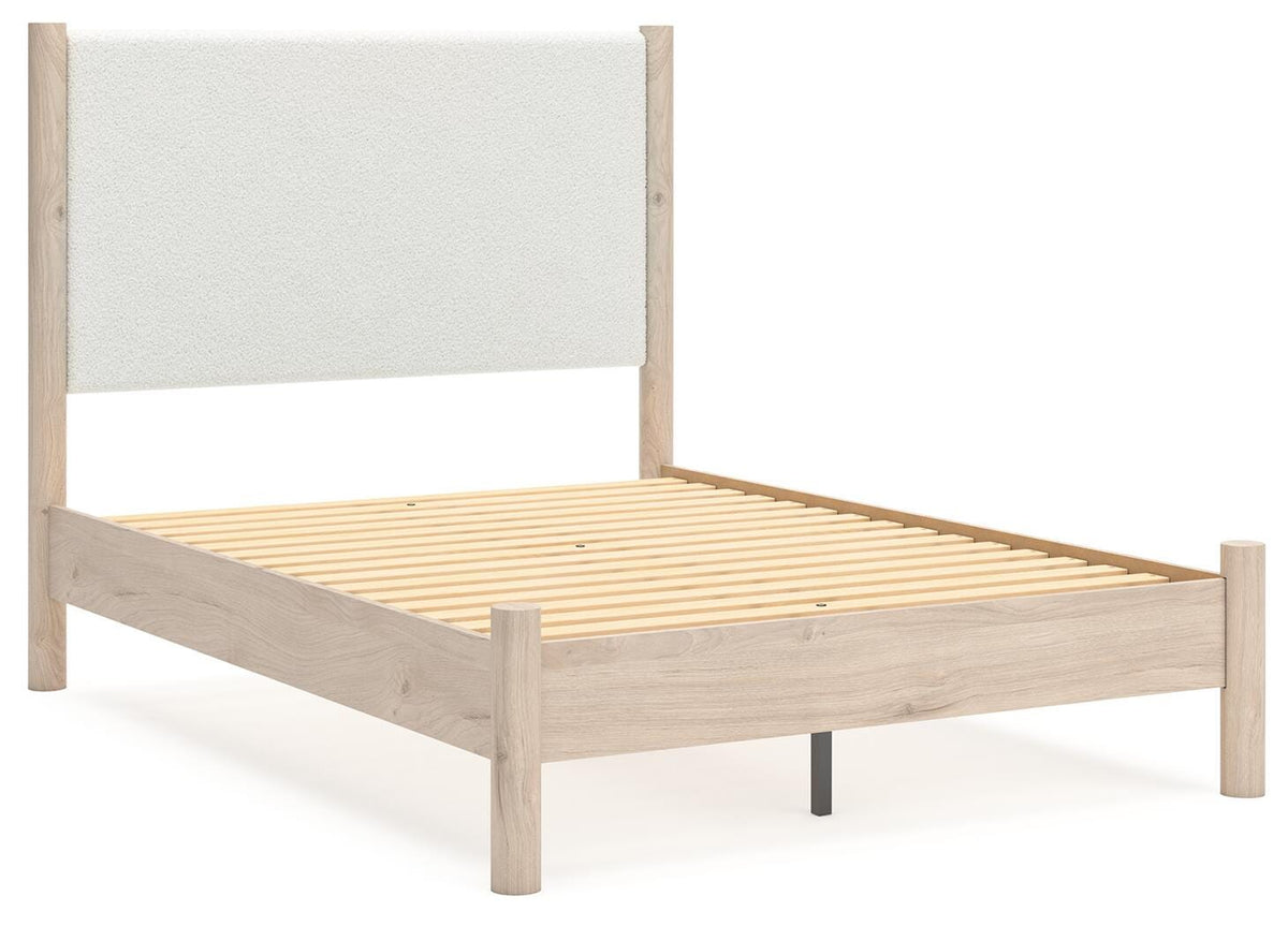Cadmori Queen Upholstered Panel Bed
