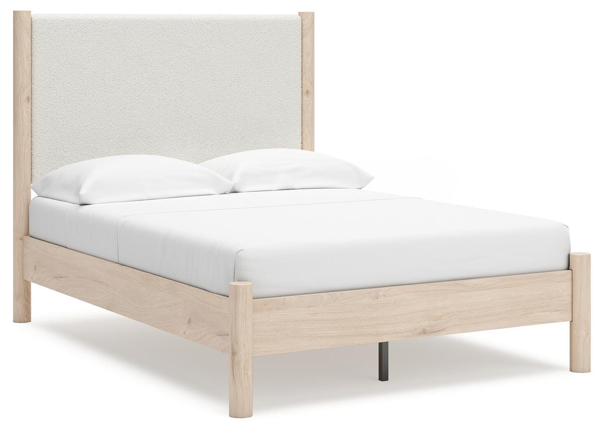 Cadmori Queen Upholstered Panel Bed
