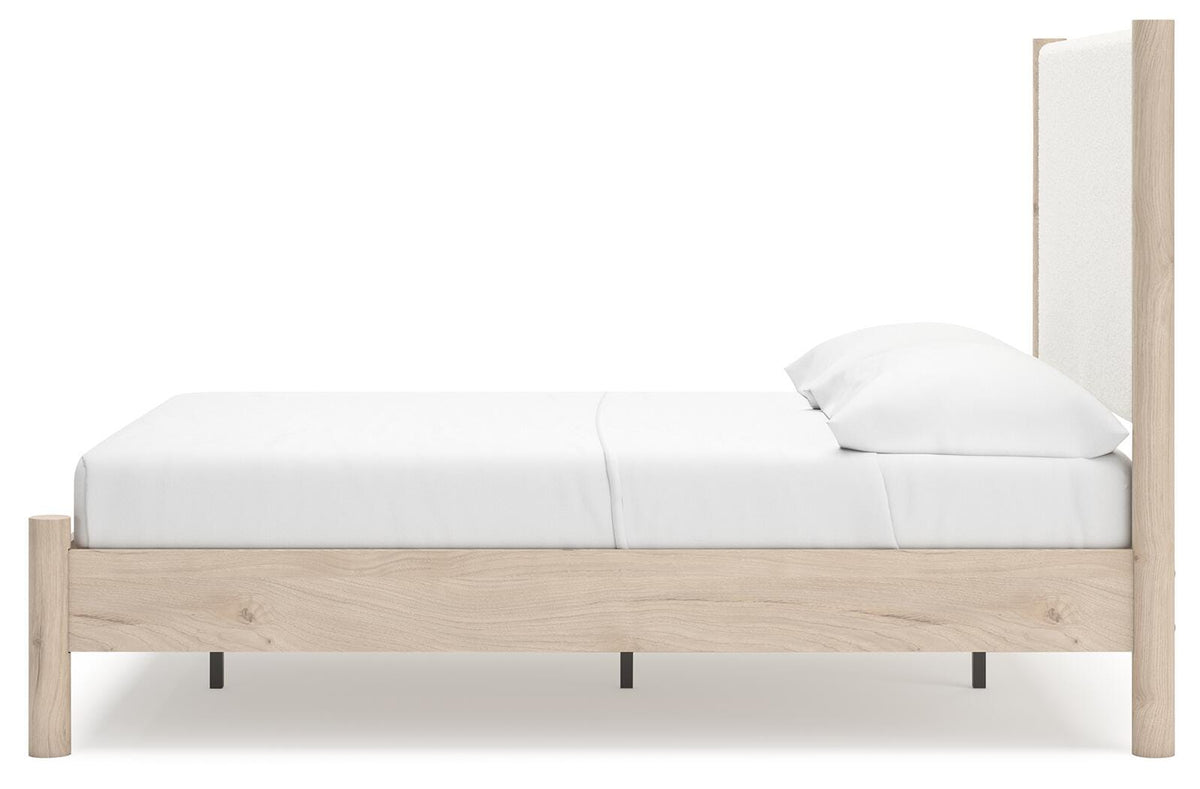 Cadmori Queen Upholstered Panel Bed