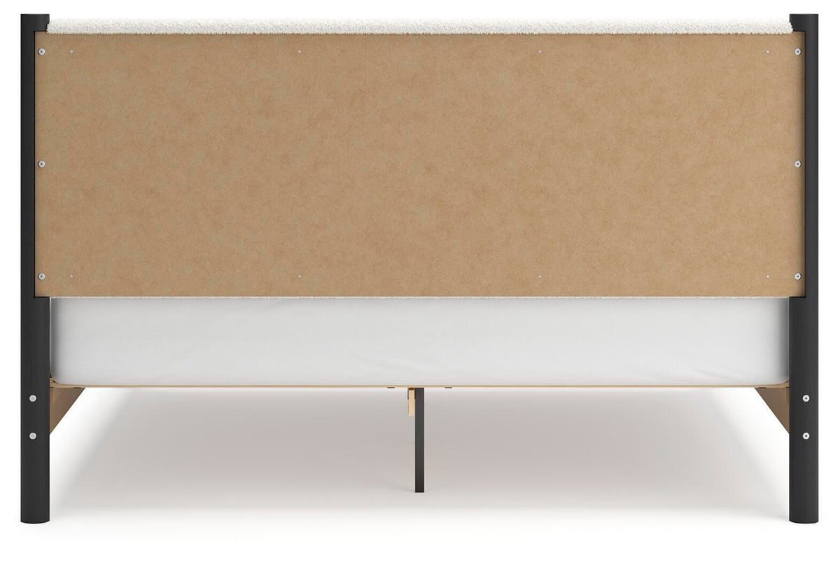 Cadmori Queen Upholstered Panel Bed
