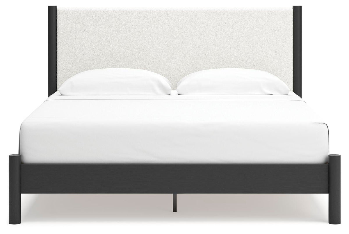 Cadmori Queen Upholstered Panel Bed