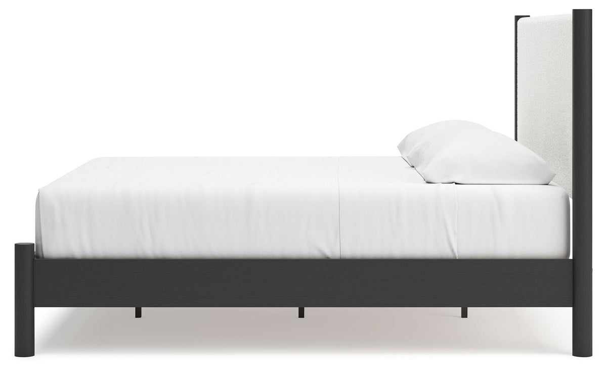 Cadmori Queen Upholstered Panel Bed