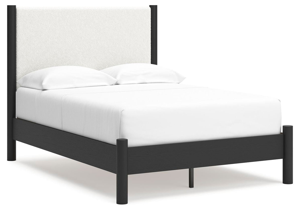 Cadmori Queen Upholstered Panel Bed