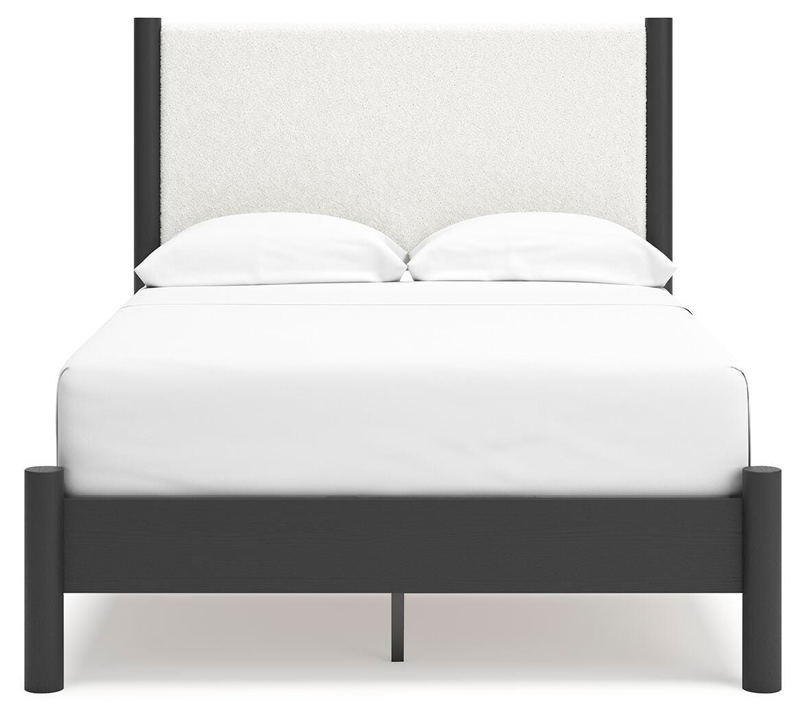 Cadmori Queen Upholstered Panel Bed