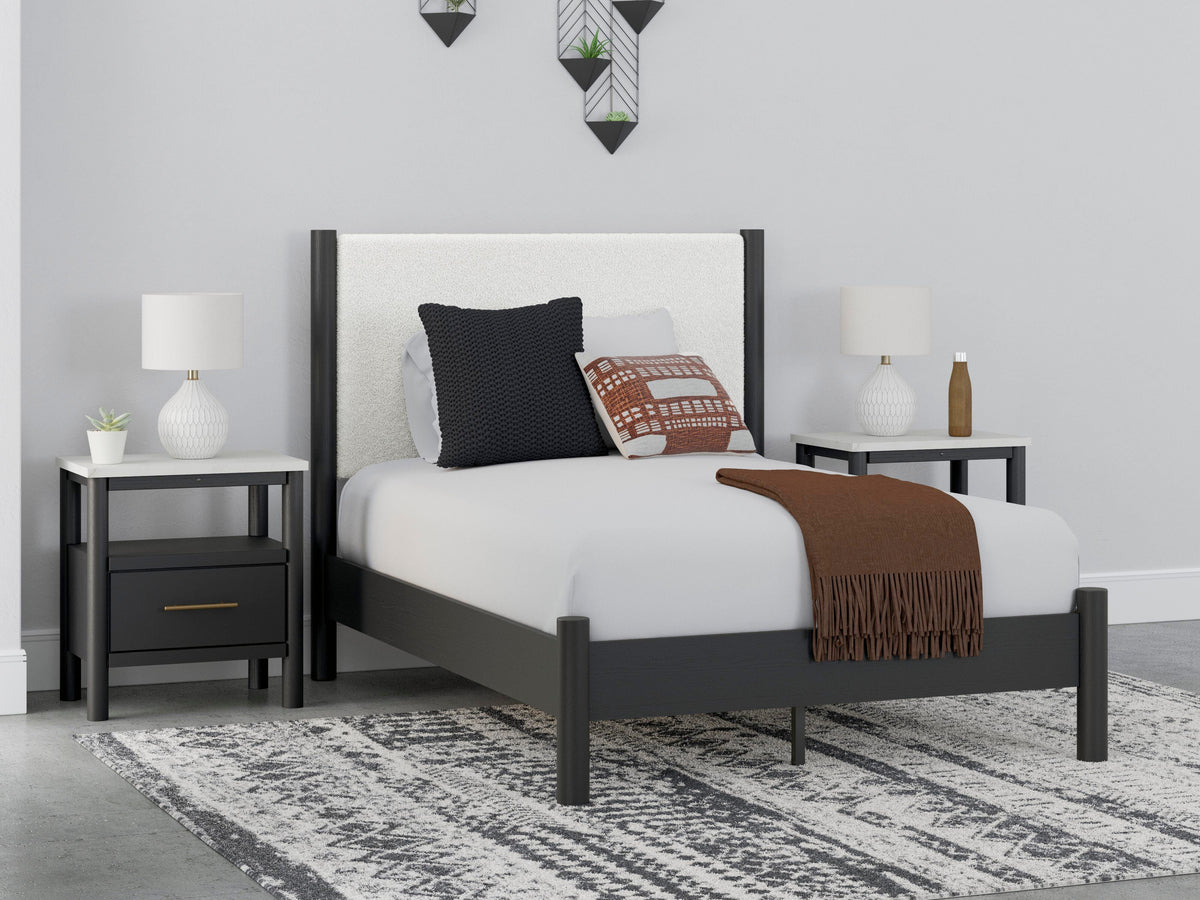 Cadmori Queen Upholstered Panel Bed