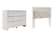 B2640 Panel Headboard Set - Queen, Dresser
