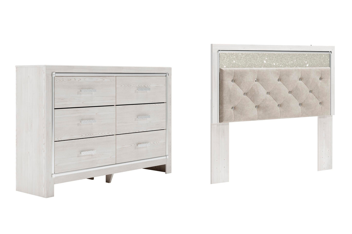 B2640 Panel Headboard Set - Queen, Dresser