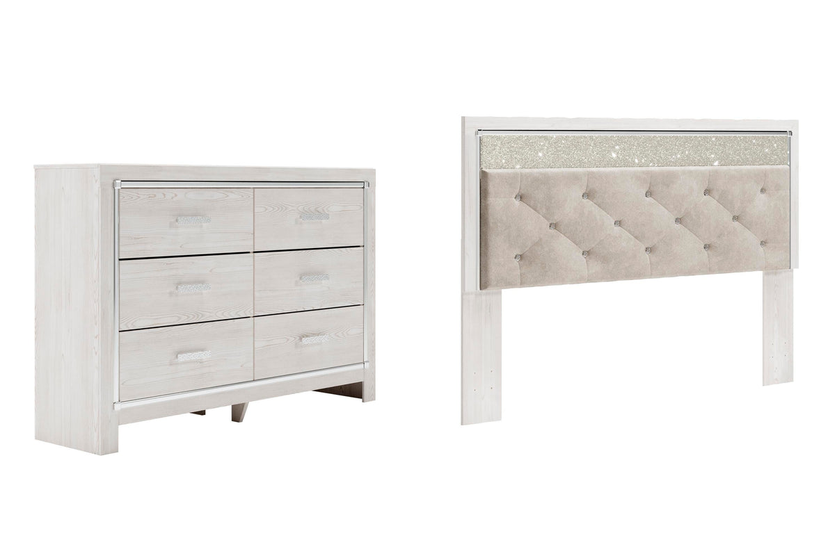 B2640 Panel Headboard Set - King, Dresser