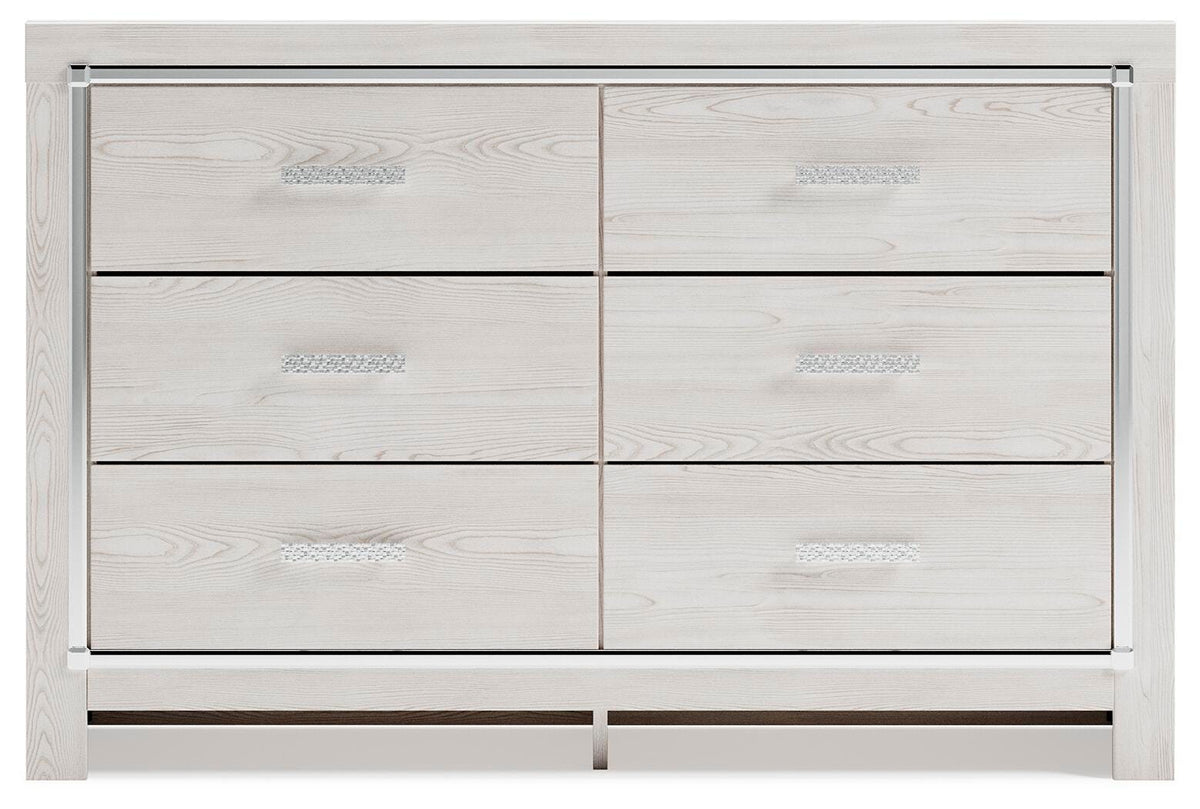 Altyra Queen Bookcase Bed, Dresser, Chest and Nightstand