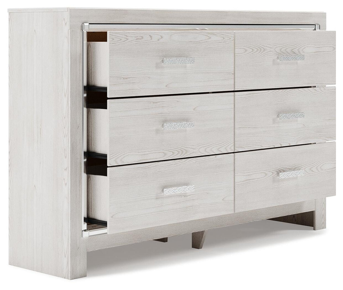 Altyra Queen Bookcase Bed, Dresser, Chest and Nightstand