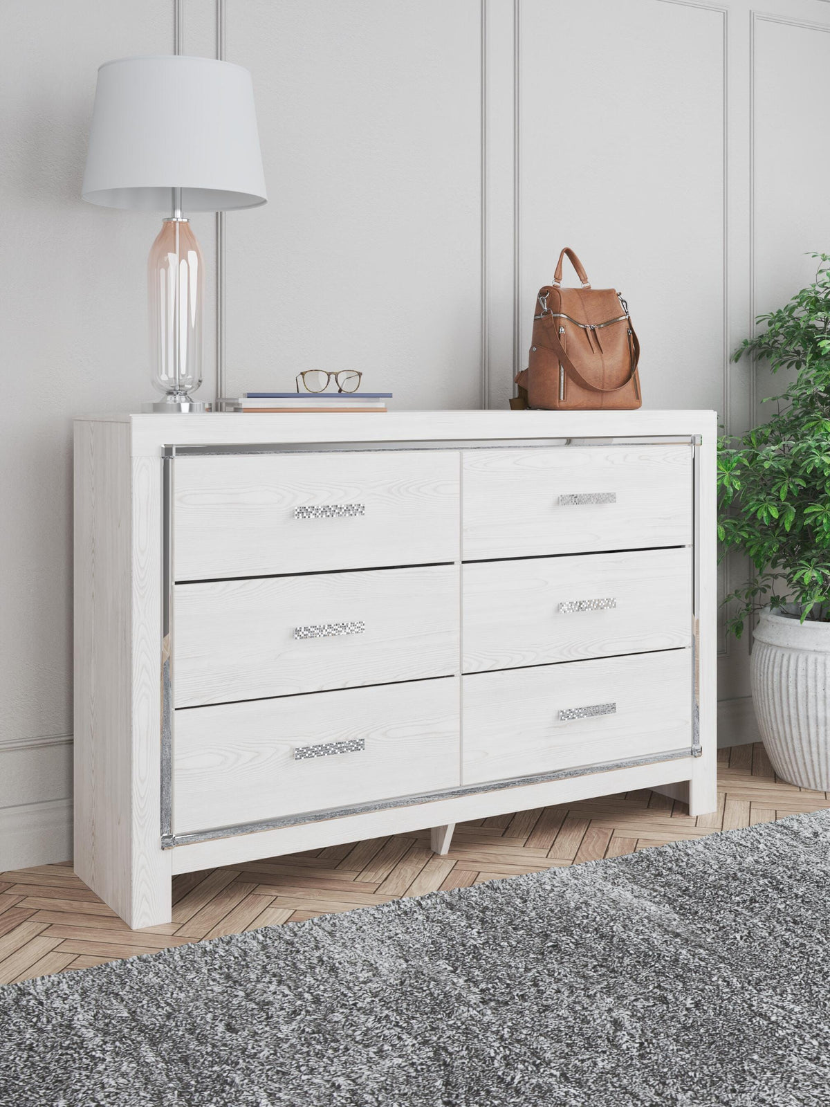 B2640 Panel Headboard Set - Queen, Dresser