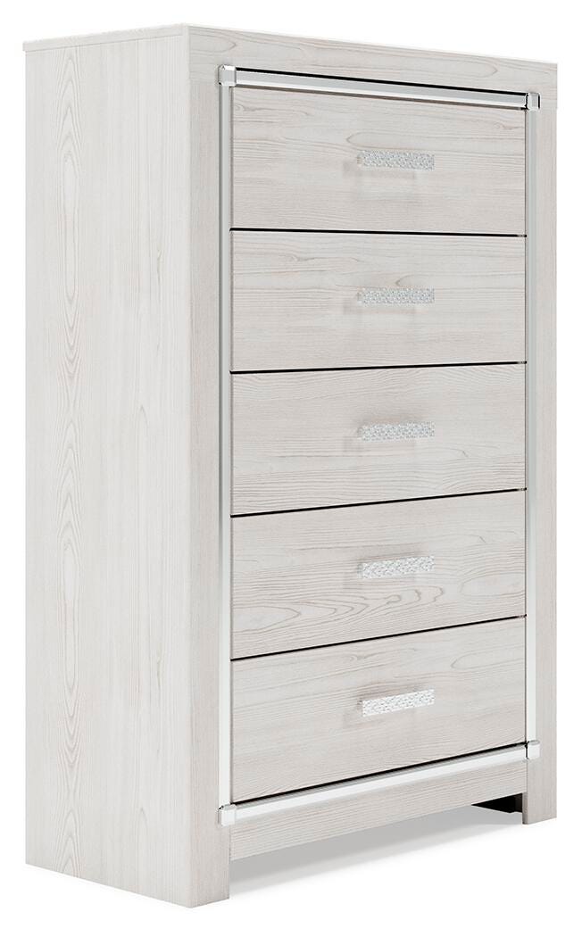 Altyra Queen Storage Bed, Chest and Nightstand