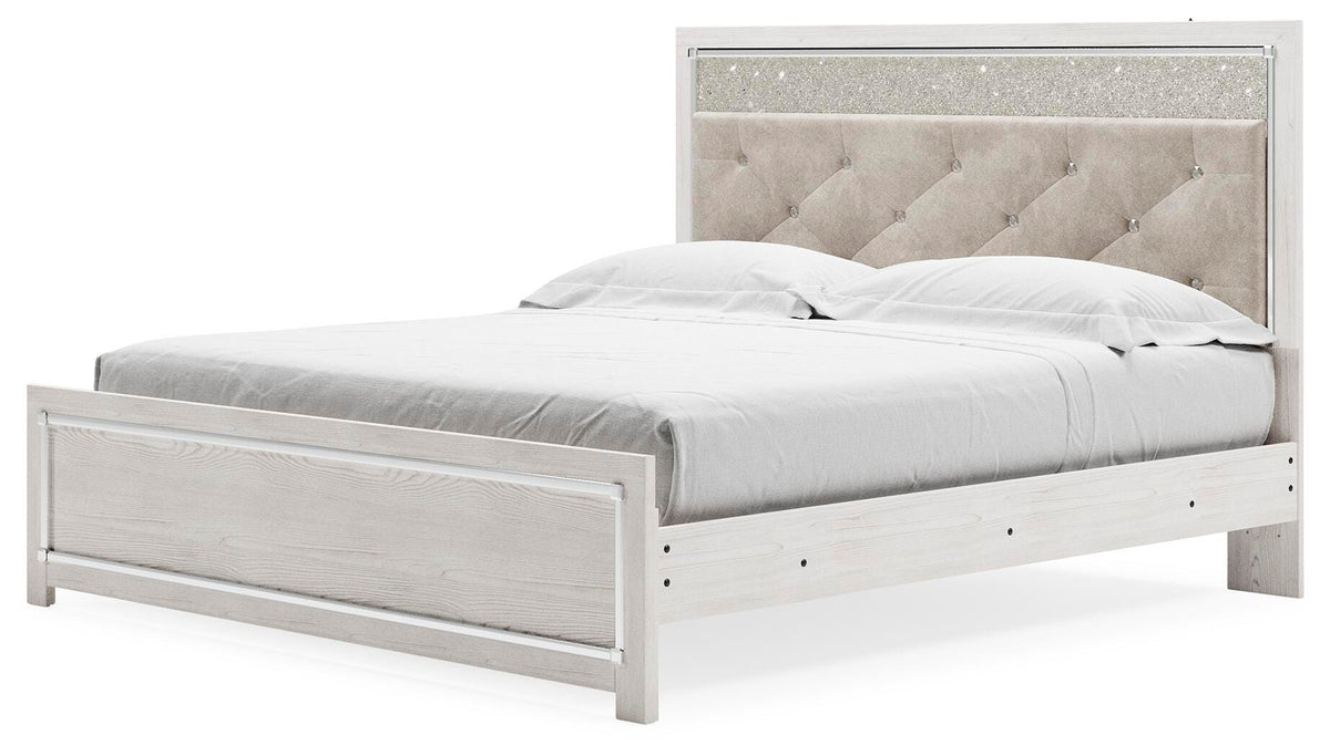Altyra King Panel Bed, Chest and 2 Nightstands