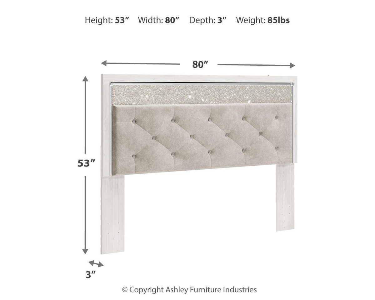 Altyra Queen UPH Panel Headboard
