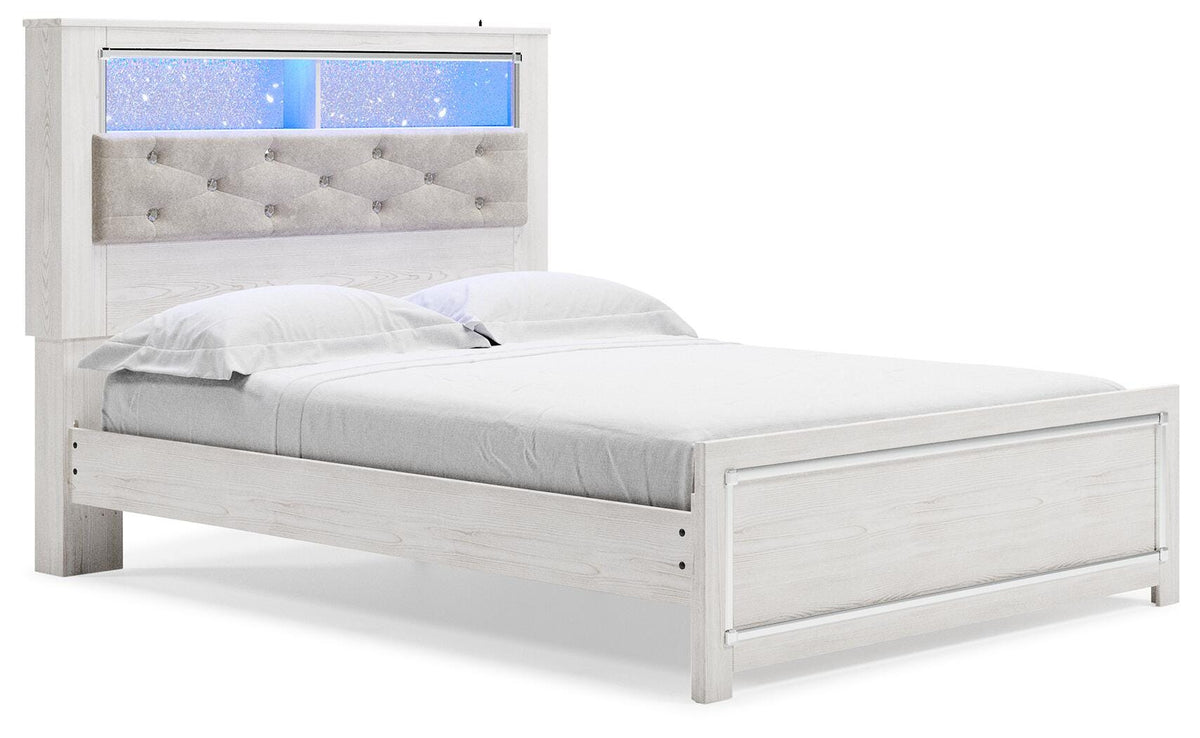 Altyra Queen Bookcase Bed, Dresser, Chest and Nightstand