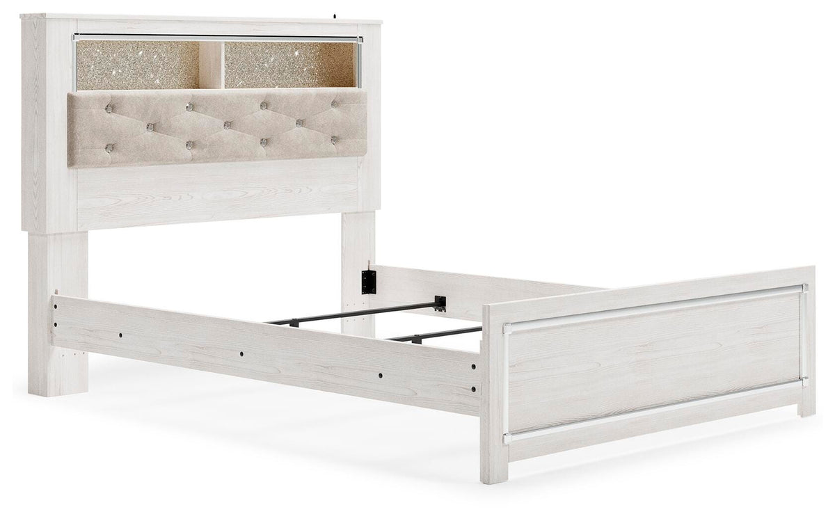 Altyra Panel Bookcase Bed - Queen
