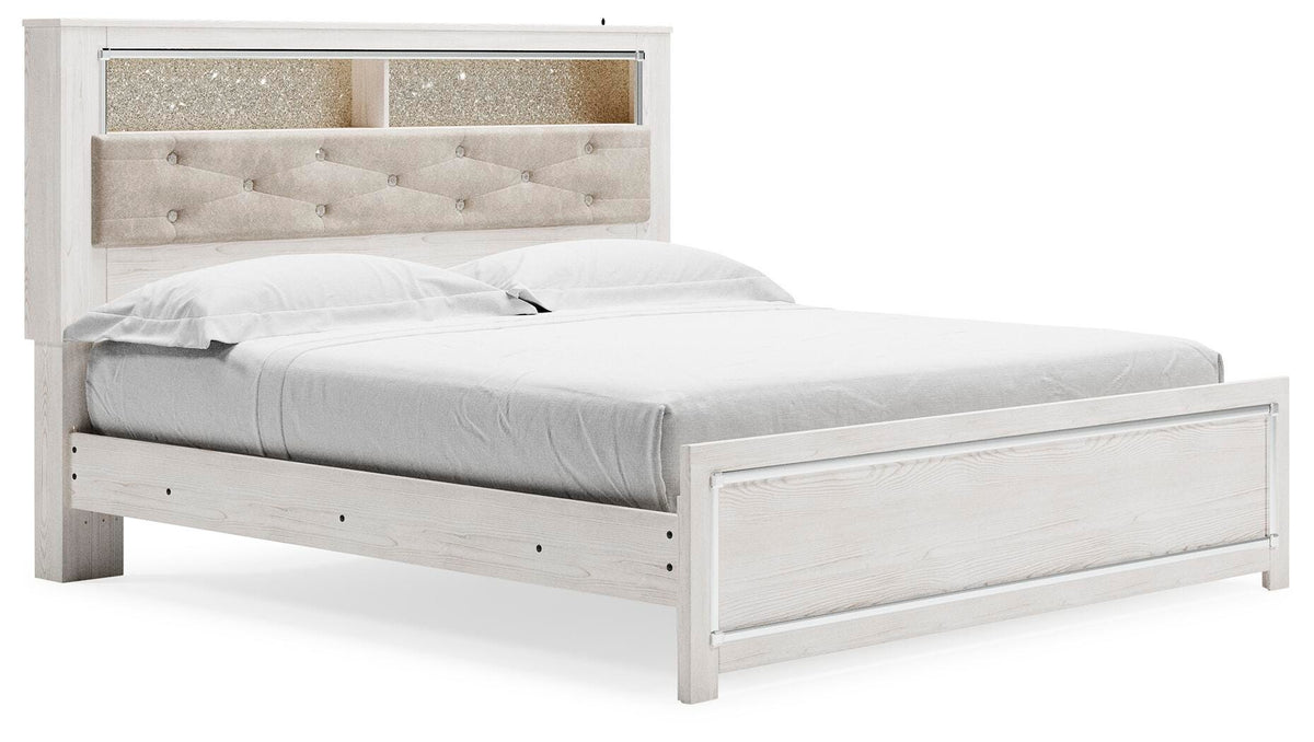 Altyra Panel Bookcase Bed - King