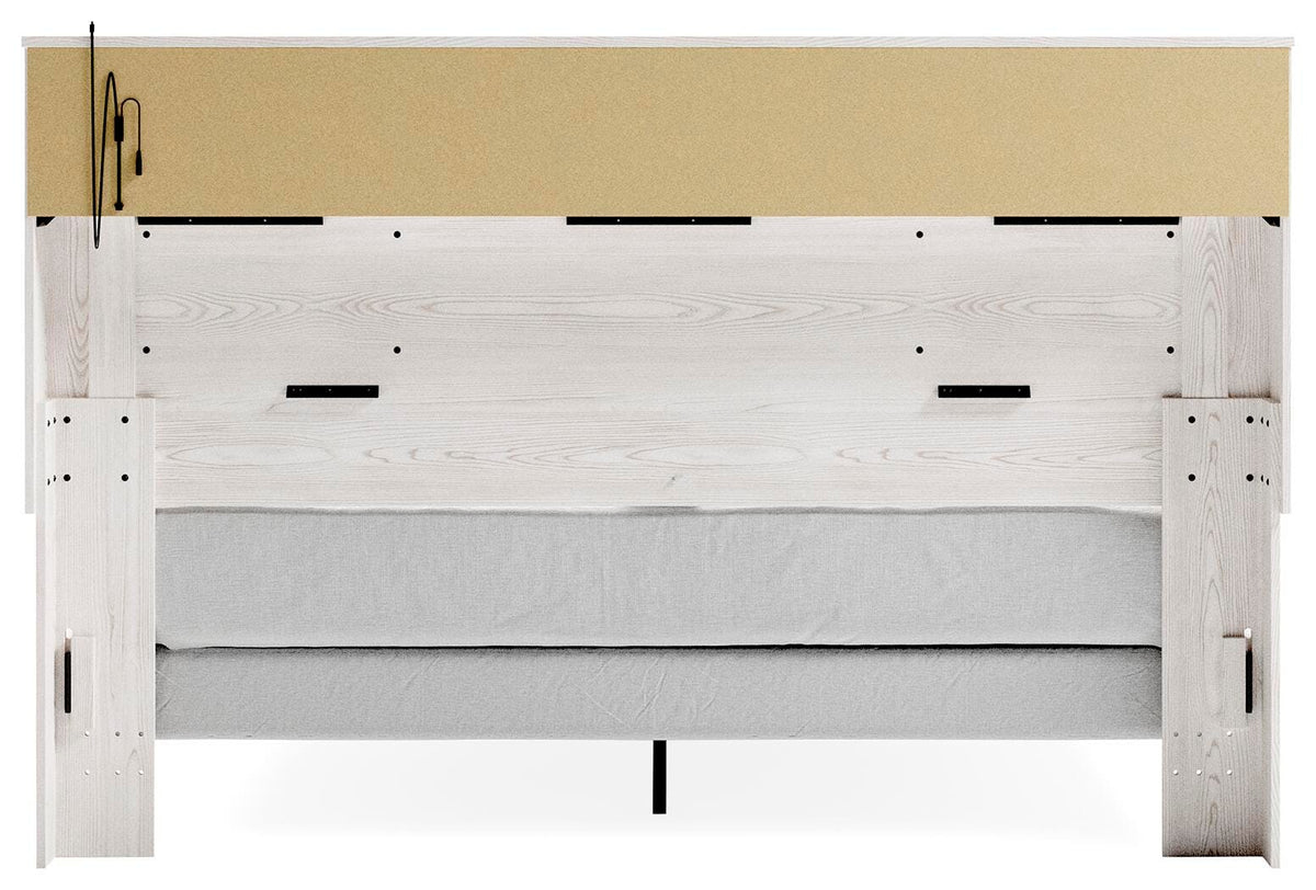 Altyra Queen Panel Bookcase Bed