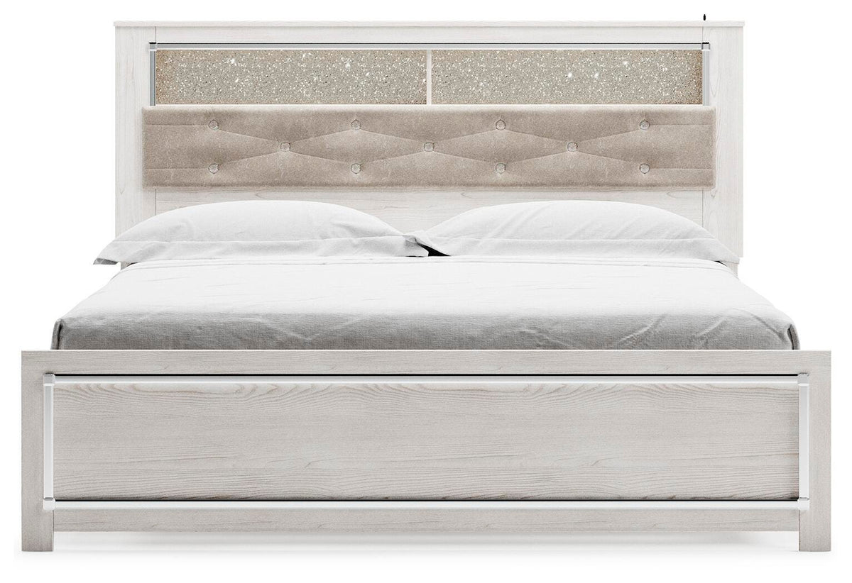 Altyra Panel Bookcase Bed - King