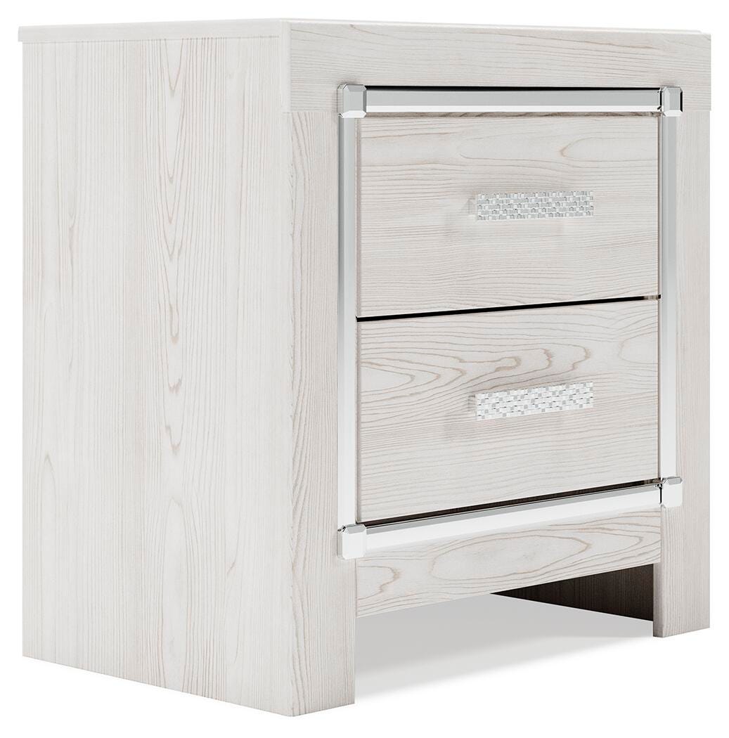 Altyra King Storage Panel Bed and Nightstand
