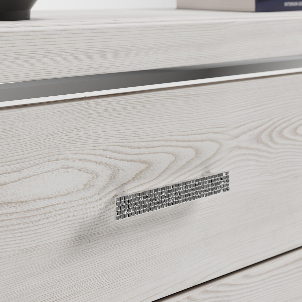 Altyra King Panel Bed, Dresser, Mirror, Chest and Nightstand