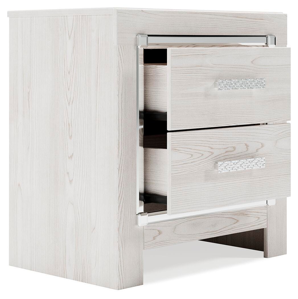 Altyra King Storage Panel Bed and Nightstand