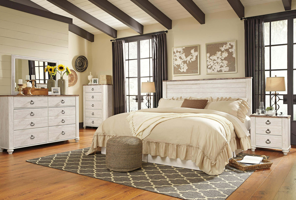 Willowton Panel Headboard - King/California King