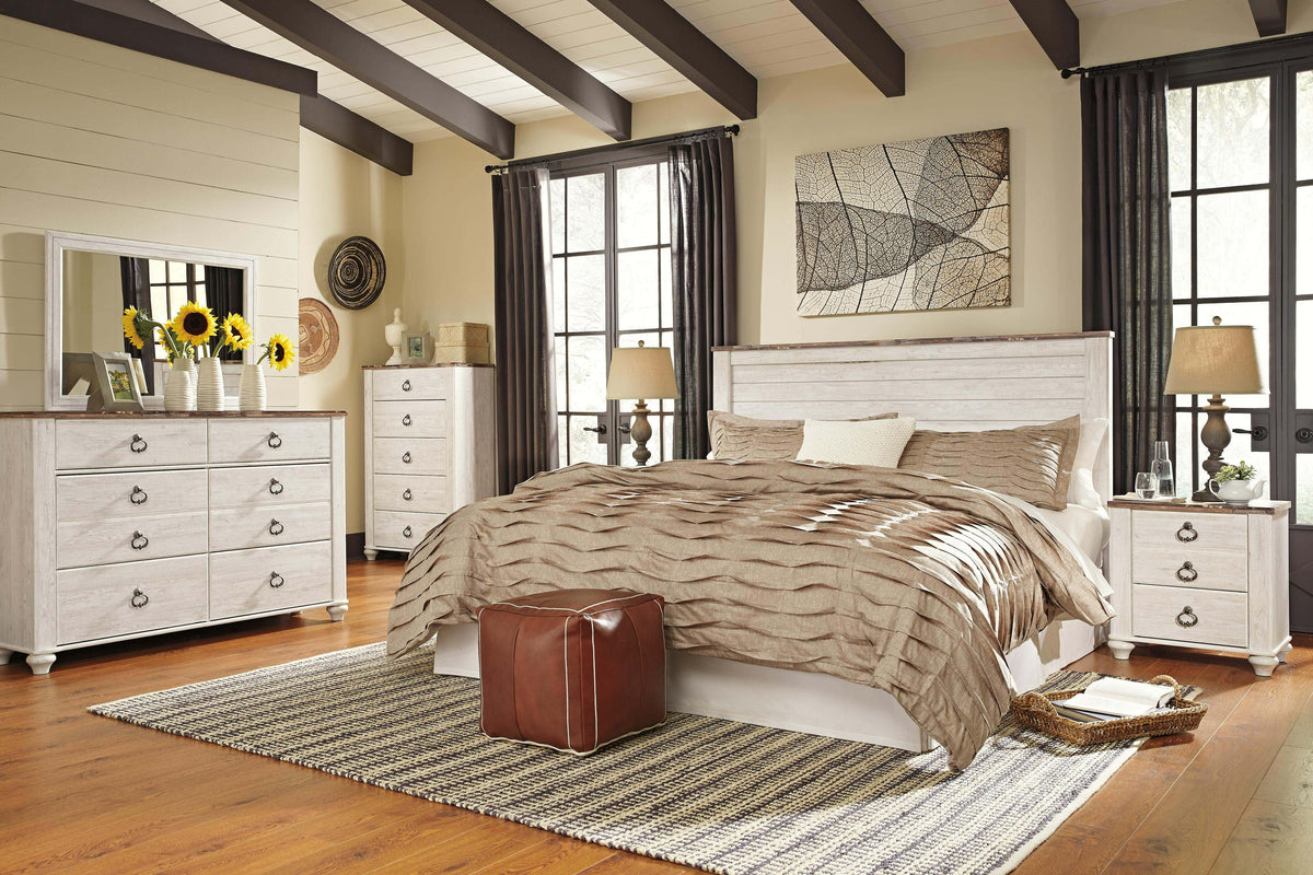 Willowton Panel Headboard - King/California King