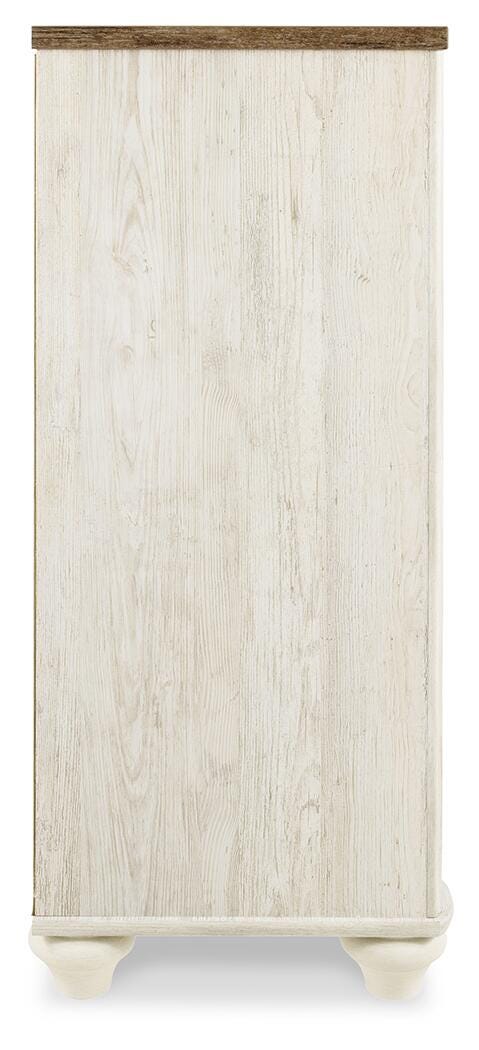 Willowton Full Panel Bed, Dresser, Chest and Nightstand