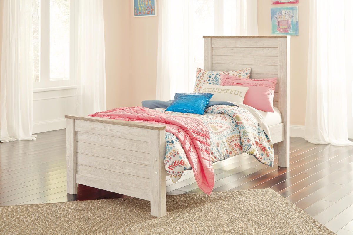 Willowton Twin Panel Bed and Dresser