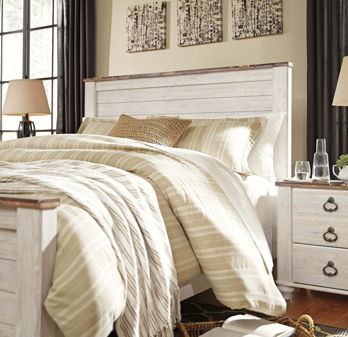 Willowton Panel Headboard - Queen