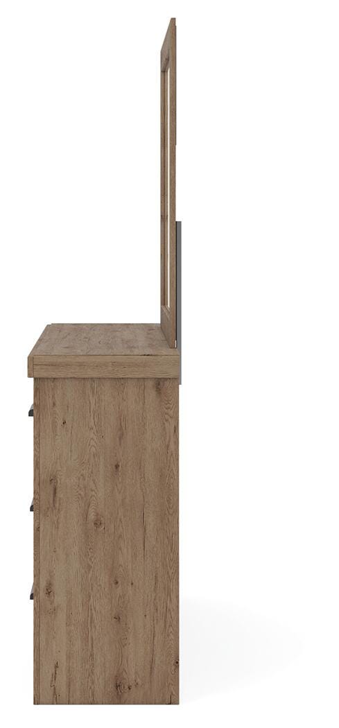 Oliandon Queen Panel Bed, Dresser and Mirror