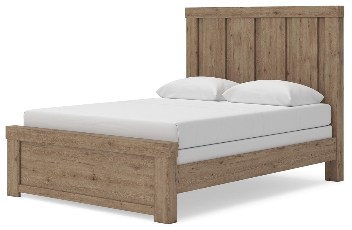 Oliandon Queen Panel Bed, Dresser and Mirror