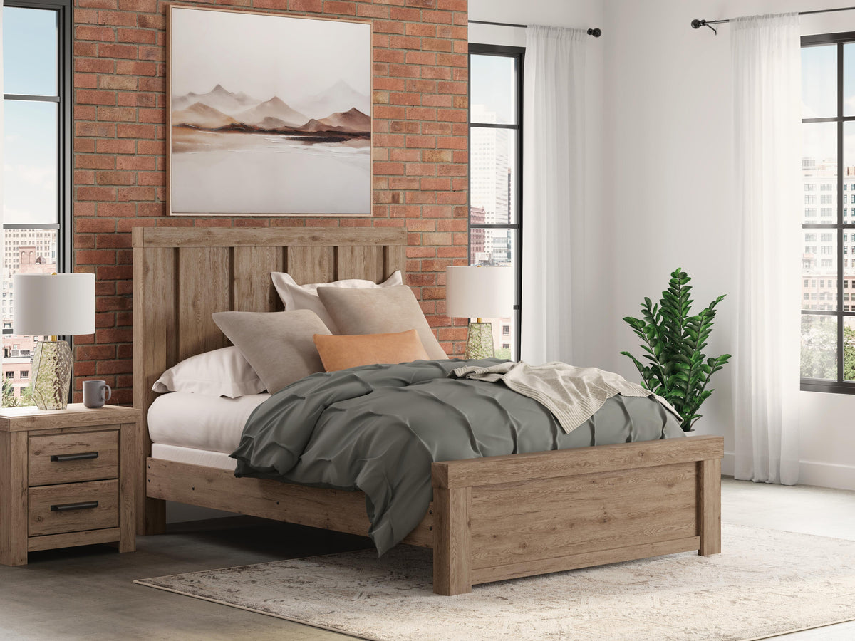 Oliandon Queen Panel Bed, Dresser and Mirror
