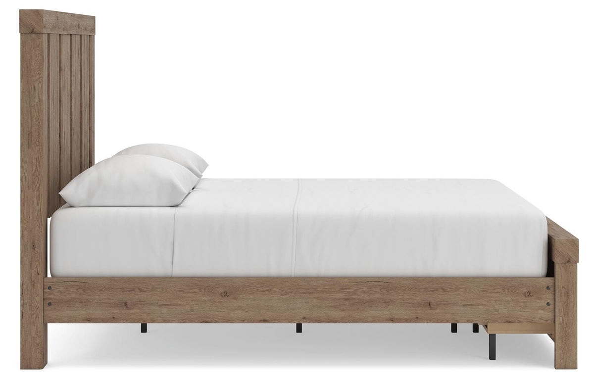 Oliandon Panel Storage Bed - Queen