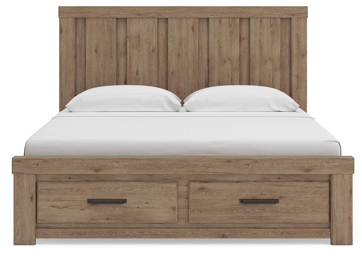 Oliandon Queen Panel Storage Bed