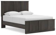 Shaehartin Panel Platform Bed - Queen