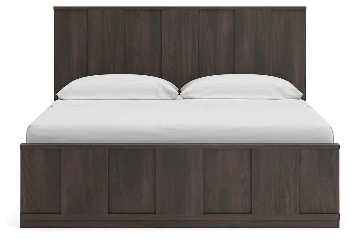Shaehartin Panel Platform Bed - King