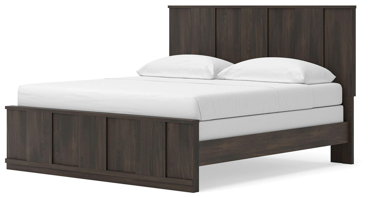 Shaehartin Panel Bed - King