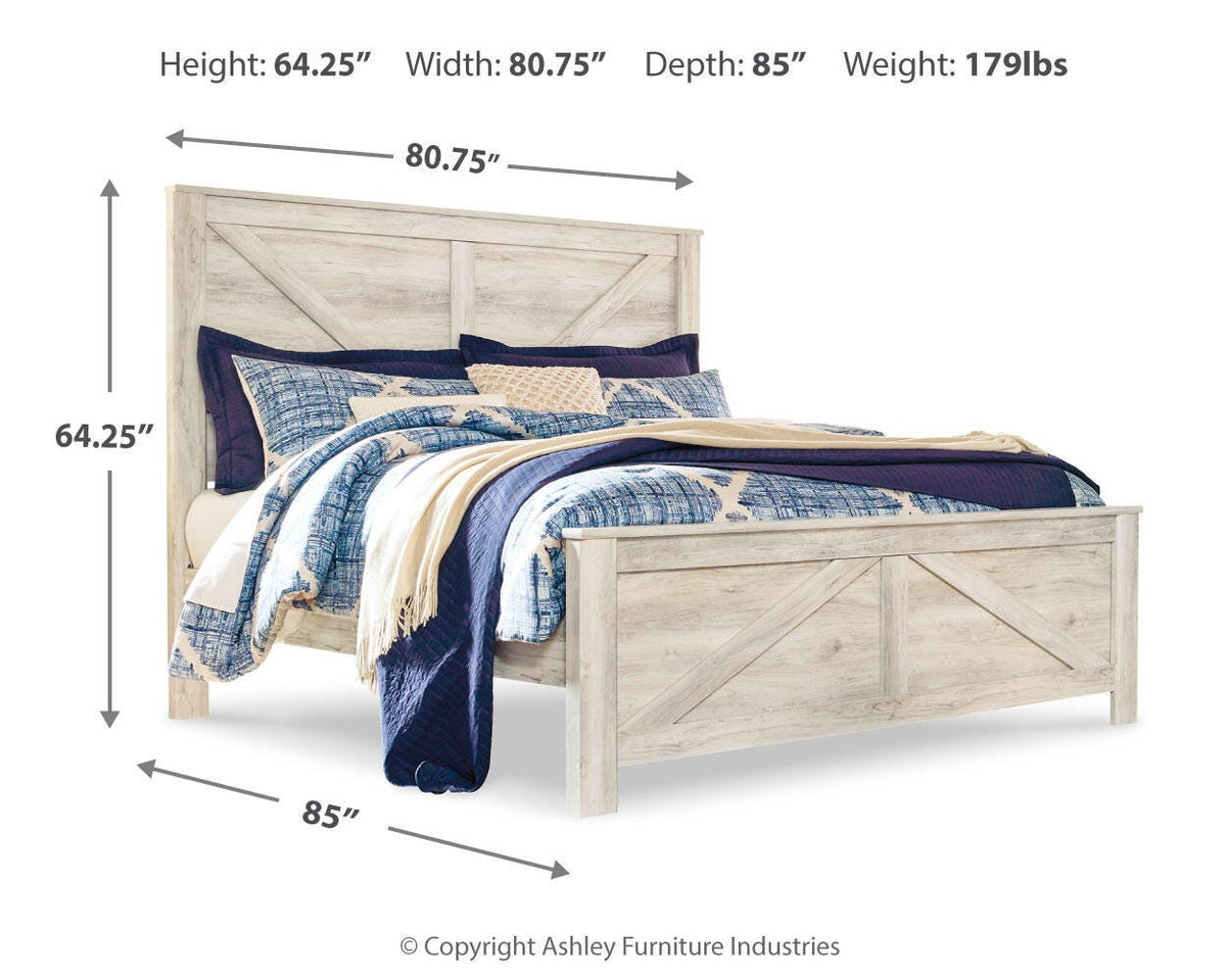 Bellaby Queen Crossbuck Panel Bed