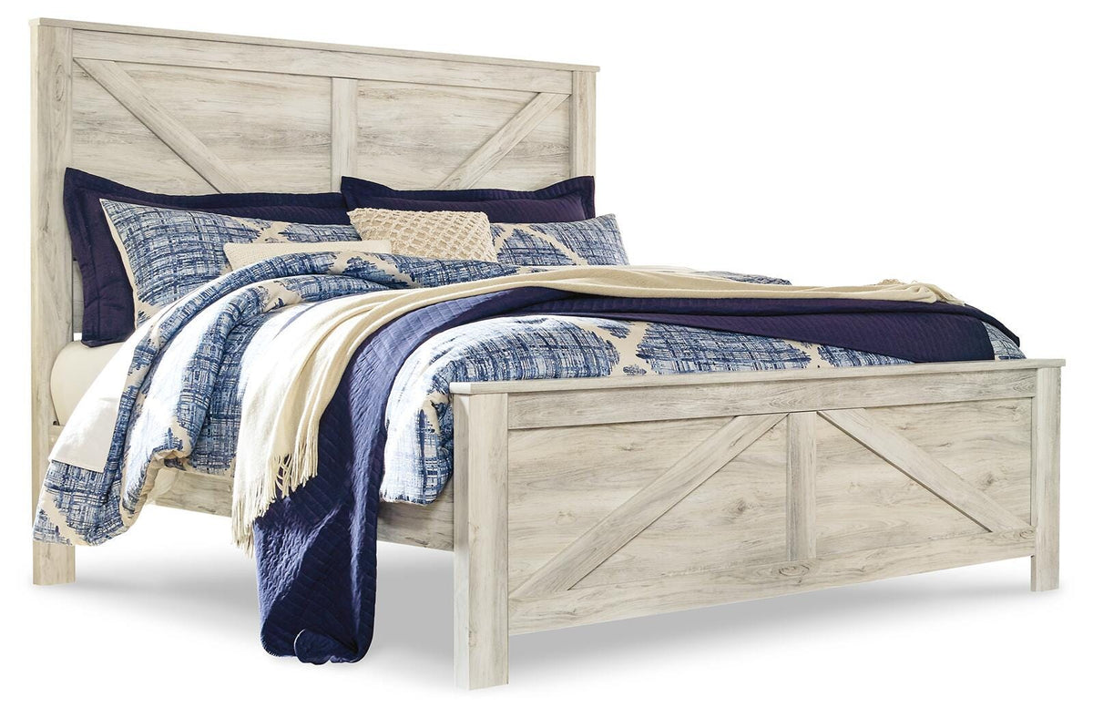 Bellaby Crossbuck Panel Bed Set - King, Dresser