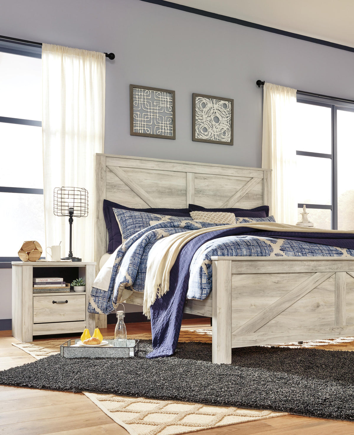 Bellaby Queen Crossbuck Panel Bed