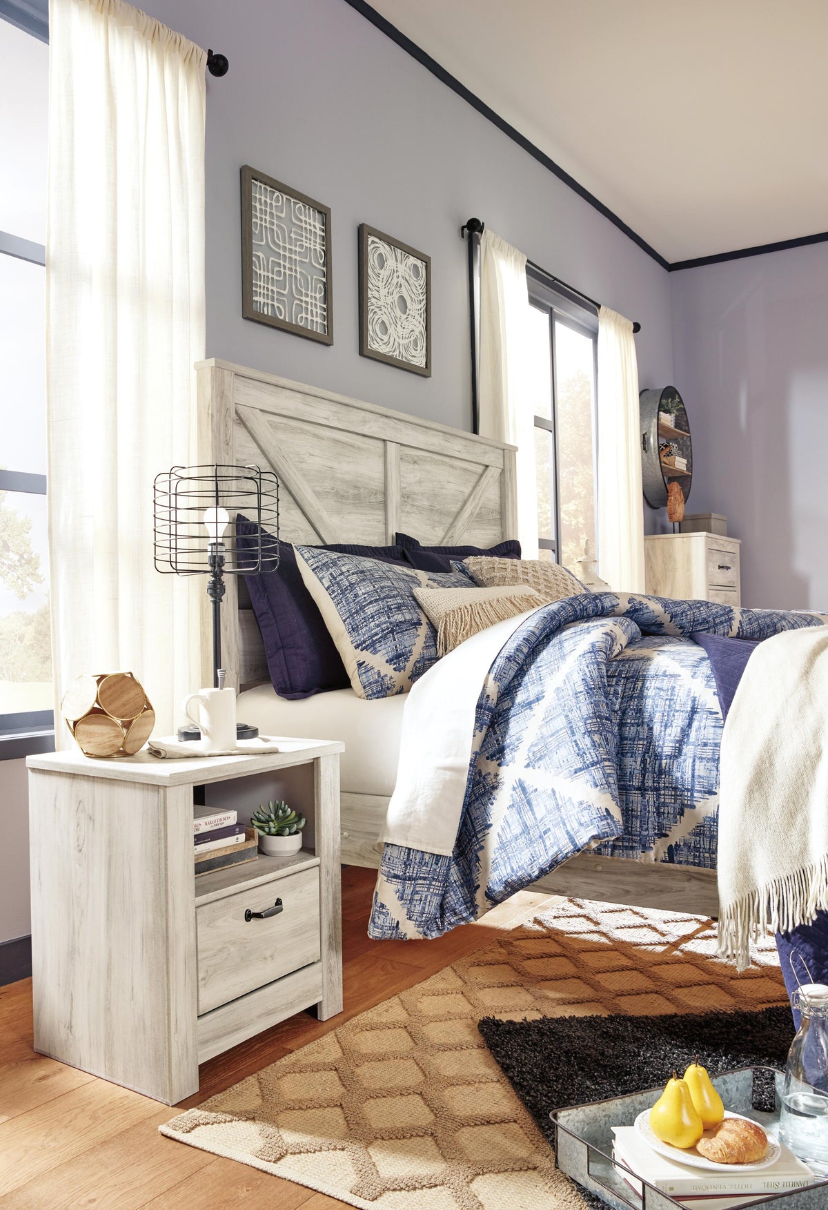 Bellaby Queen Crossbuck Panel Bed