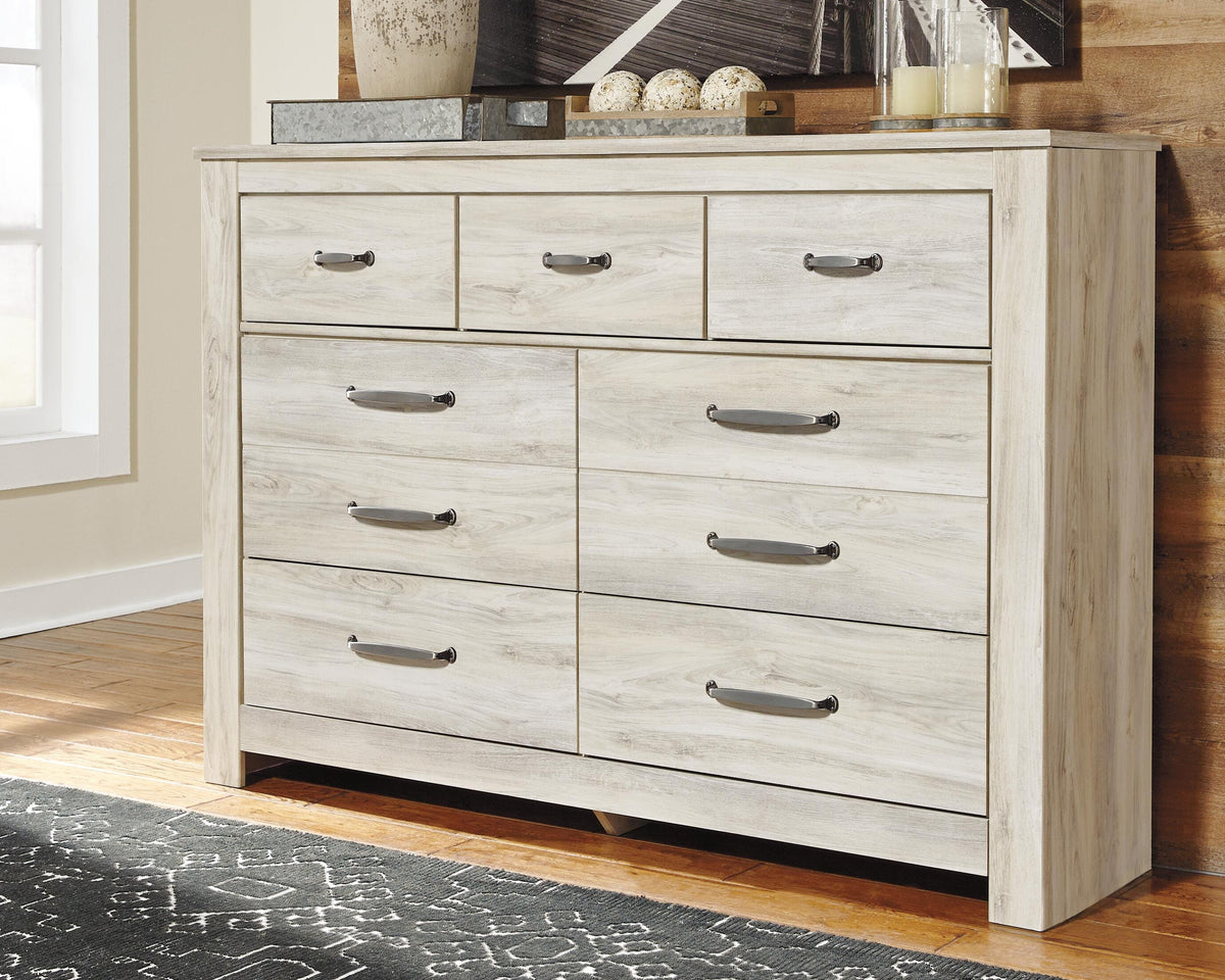 B331 Panel Headboard Set - King, Dresser
