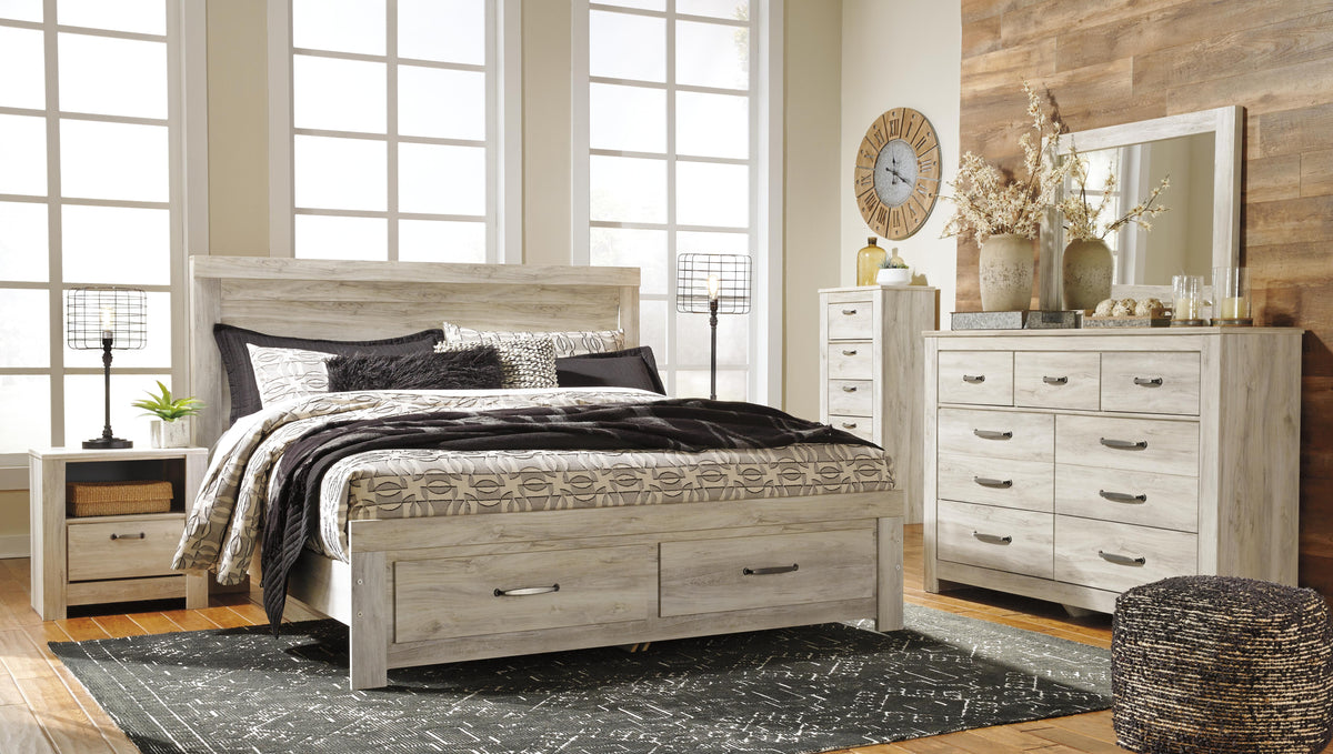 Bellaby Queen Platform Bed with 2 Storage Drawers
