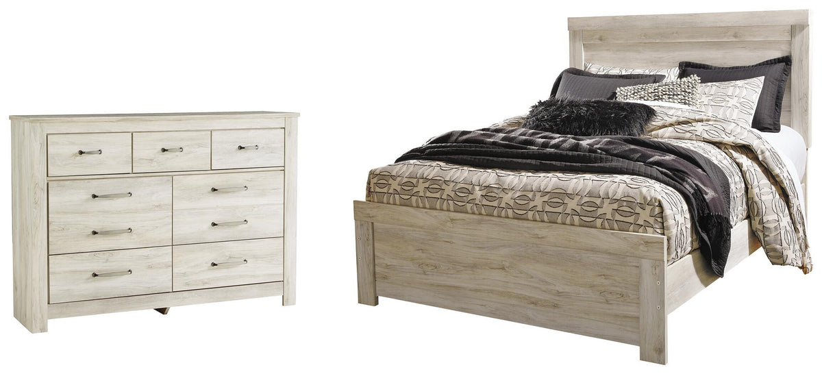 Bellaby Crossbuck Panel Bed Set - Queen, Dresser