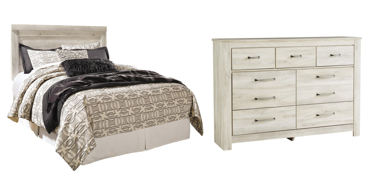 B331 Panel Headboard Set - Queen, Dresser