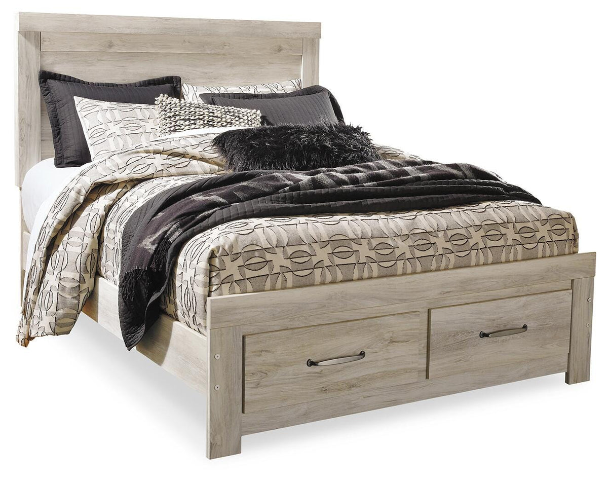 Bellaby Queen Panel Storage Bed, Dresser and Nightstand