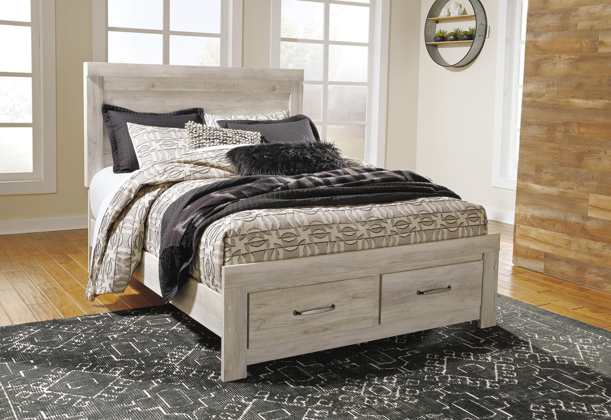 Bellaby Queen Panel Storage Bed, Dresser and Nightstand